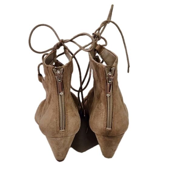 SAM EDELMAN Womens Oatmeal Beige Santina Wedge Heeled Gladiator Sandal 8 M - Picture 12 of 14